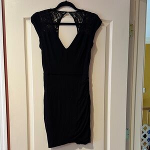 Guess Elegant Black Backless Dress